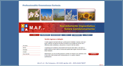 Desktop Screenshot of maf-srl.it