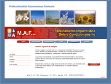 Tablet Screenshot of maf-srl.it